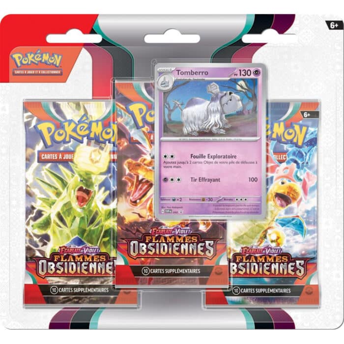 Pokémon Tripack EV03 : Flammes Obsidiennes